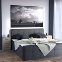 Yomonda Nachttisch Boxspringbett Nachtschrank Nachtkommode Kommode Schrank weiß-kombi  Erwachsene