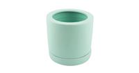 D&M Deco D&M FLUSH bloempot met schoteltje - mint / D 34,5 cm