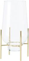 BOLTZE Vase / Windlicht "Taro" H32xD17cm gold