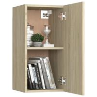 vidaXL Tv-meubelen 2 st 30,5x30x60 cm spaanplaat sonoma eikenkleurig