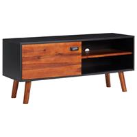 VidaXL TV-Schrank 110x35x50 cm Massivholz Akazie und MDF Braun