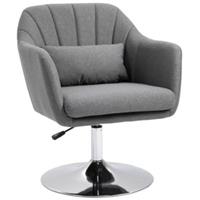 HOMCOM Bürostuhl im schlichten Design dunkelgrau