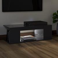 VidaXL TV-Schrank mit LED-Leuchten  Grau