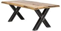 artistiqliving Artistiq Boomstam Eettafel Jheri Mangohout, 180 x 90cm - Bruin