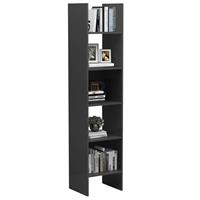 Vidaxl - Bücherregal Grau 40x35x180 cm Spanplatte