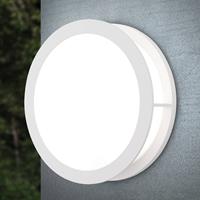 Orion Buitenwandlamp Henry, Ø 30cm wit