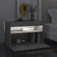 VidaXL TV-Schrank mit LED-Leuchten Betongrau 60x35x40 cm Grau