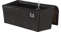GoodVibes Bloembak voor balkon 52x25x22cm met Irrigatiesysteem - Bruin