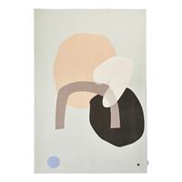 Home24 Laagpolig vloerkleed Shapes Six, Tom Tailor