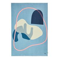 Home24 Laagpolig vloerkleed Shapes Five, Tom Tailor