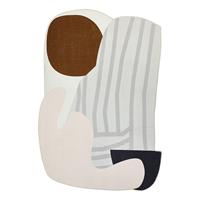 Home24 Laagpolig vloerkleed Shapes Seven, Tom Tailor