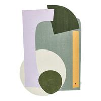 Home24 Laagpolig vloerkleed Shapes Eight, Tom Tailor