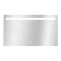 Praxis Spiegel Portland rechthoek met ledverlichting en touch sensor 70x120cm