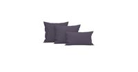 Heckett & Lane Wafel Kussensloop Katoen - velvet purple 80x80cm