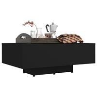 Salontafel 85x55x31 cm spaanplaat zwart