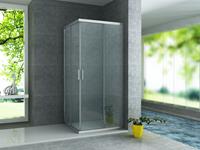 Creavit Aloni vierkante douchecabine 90x90 chroom