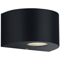 Led Tuinverlichting - Tuinlamp - Trion Rosina - Wand - 4w - Mat Zwart - Kunststof