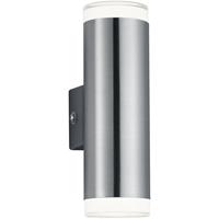 Led Tuinverlichting - Tuinlamp - Trion Arinat - Wand - 2-lichts - 4w - Warm Wit 3000k - Rond - Mat Nikkel - Aluminium