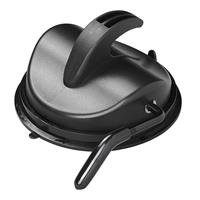 Stevige Ophanghaak Voor Keuken/badkamer/camper/caravan Met Zuignap Zwart 12 Cm Tot 15 Kg