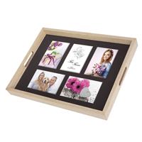 ZEP Photo Tray Natural 45x35 Holz Fototablett 5x10x15 W0099