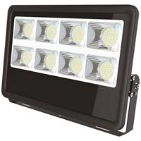 Led Bouwlamp 300 Watt - Leo - Led Schijnwerper - Helder/koud Wit 6400k - Waterdicht Ip65 - Mat Zwart