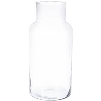 1x Glazen Vaas/vazen 7 Liter Van 16 X 30 Cm - Bloemenvazen - Glazen Vazen Voor Bloemen En Boeketten