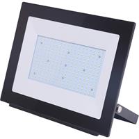 Led Bouwlamp 200 Watt - Led Schijnwerper - Aigi Iglo - Helder/koud Wit 6400k - Waterdicht Ip65 - Mat Zwart - Aluminium