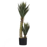Beliani Aloe Vera Kunstplant Synthetisch Materiaal 16 X 16 Cm