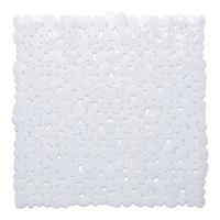 Witte Anti-slip Douche Mat 53 X 53 Cm Vierkant - Schimmelbestendig - Anti-slip Grip Mat Voor De Badkamer/douche