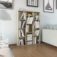 vidaXL Regal Raumteiler Bücherregal Trennwand Standregal Sonoma-Eiche 10024140 cm S