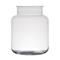 Bloemenvaas Van Gerecycled Glas Met Hoogte 24 Cm En Diameter 17 Cm