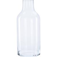 1x Glazen Fles Vaas/vazen 15,5 X 35 Cm Transparant 4900 Ml - Home Deco/woondecoratie Vazen - Woonaccessoires