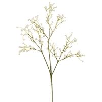 Merkloos Kunstbloemen Gipskruid/Gypsophila takken gebroken wit 60 cm - Kunstbloemen