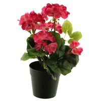 Pelargomium In Pot Beauty/pink 28 Cm Kunstplant Nova Nature