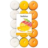 Bolsius Geurkaarsen Theelicht Mango Oranje/wit 30 Stuks