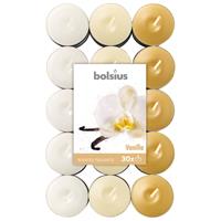 Bolsius Geurkaarsen Theelicht Vanilla Bruin/wit 30 Stuks