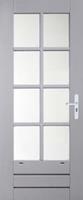 achterdeuren ML 640, blank isolatieglas - Zonder glas , 8 ruitsverdeling met blank isolatieglas - Zonder glas