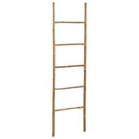 Vidaxl Handdoekladder Met 5 Sporten 170 Cm Bamboe