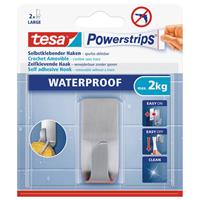 TESA 59707 Powerstrips Waterproof Haken Metall Inhalt: 1St.