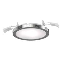 LightMe LED-Einbauspot Aqua Pur Ø11,2cm silber