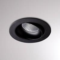 Molto Luce Kalio LED inbouwlamp rond 2700K 24Â° zwart
