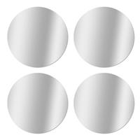 Praxis Zelfklevende spiegels 4 stuks rond Ø20cm