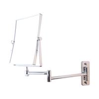 Praxis Make-up spiegel rechthoek 3x vergrotend chroom 20,5x15,5cm