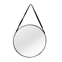 Praxis Spiegel Loft rond zwart Ø60cm