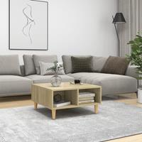 VidaXL Couchtisch Sonoma-Eiche 60x60x30 cm Spanplatte Braun