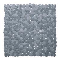 Grijze Anti-slip Douche Mat 53 X 53 Cm Vierkant - Schimmelbestendig - Anti-slip Grip Mat Voor De Badkamer/douche