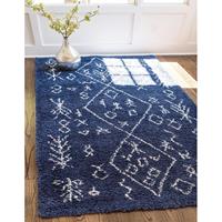 Home24 Laagpolig vloerkleed Temara Shag III, Top Square