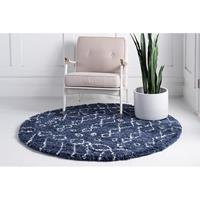 Home24 Laagpolig vloerkleed Temara Shag VIII, Top Square