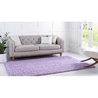 Home24 Hoogpolig vloerkleed Shaggy Shag I, Top Square