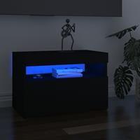 VidaXL Tv-meubel Met Led-verlichting 60x35x40 Cm Zwart